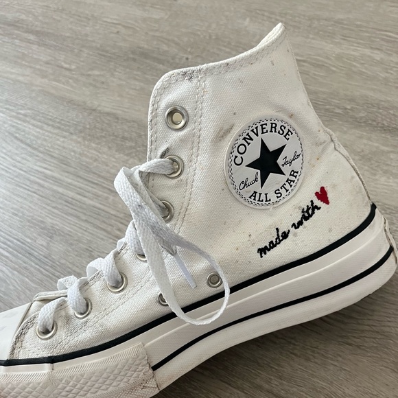 CONVERSE Made With Love High Top Sneakers - Picture 5 of 5